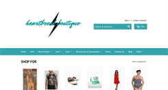 Desktop Screenshot of heartbreakboutique.com